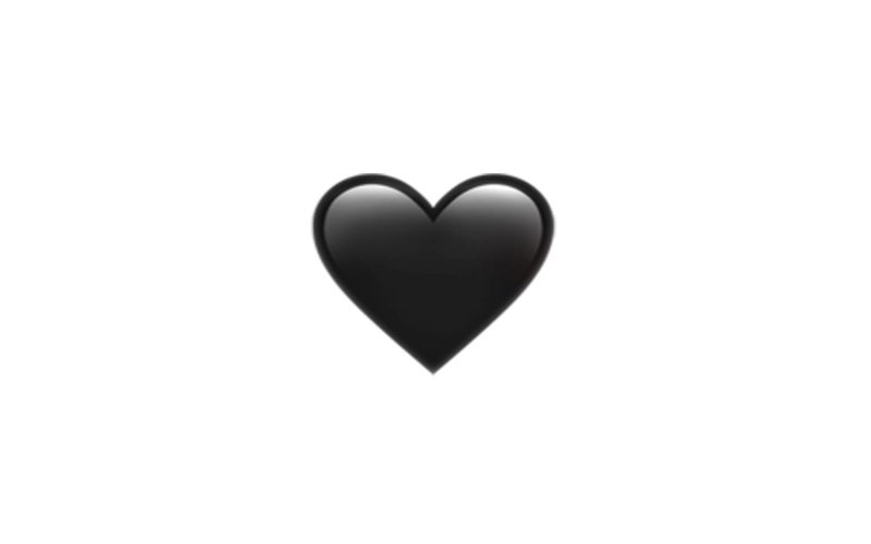 Tinder black heart