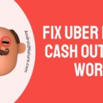 Fix Uber eats cash out not working