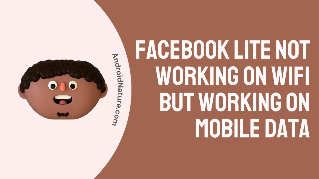 Facebook Lite not working on WiFi but on mobile data