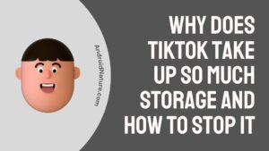 Why does TikTok take up so much storage and How to stop it