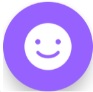 middle smiley face button on Facebook Dating