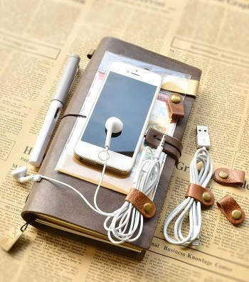 Leather Cord Organizer