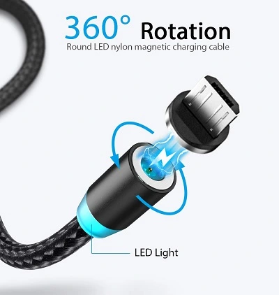 Magnetic Braided Charging Cable