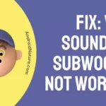 Fix Vizio Sound Bar Subwoofer Not Working