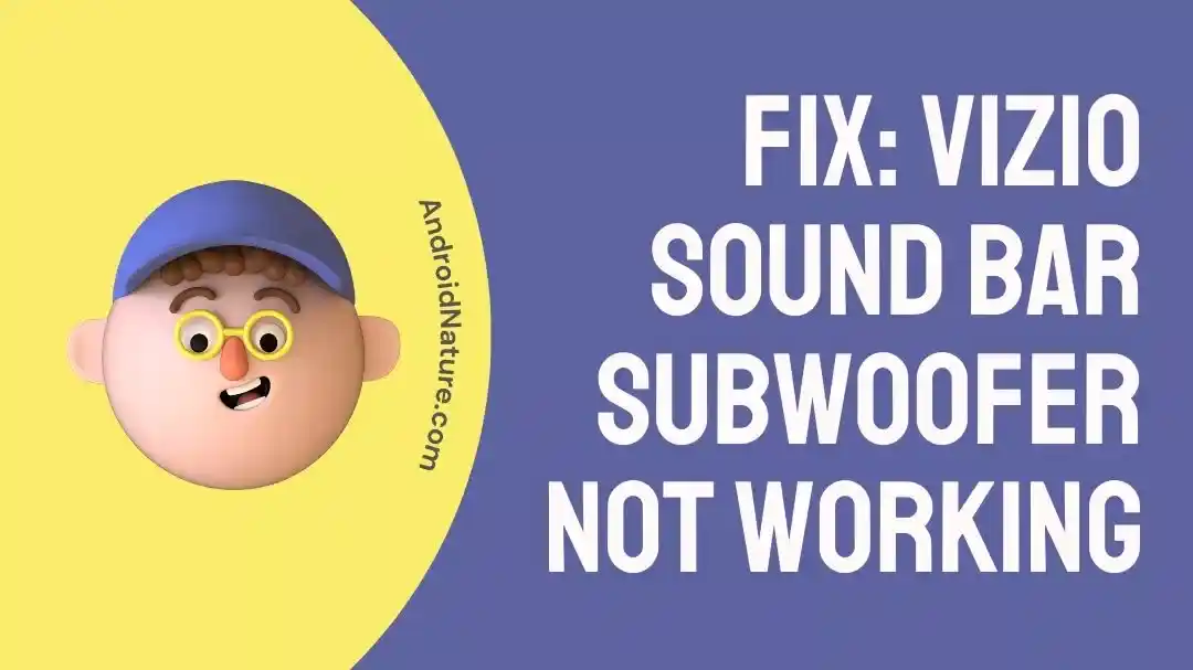Fix Vizio Sound Bar Subwoofer Not Working