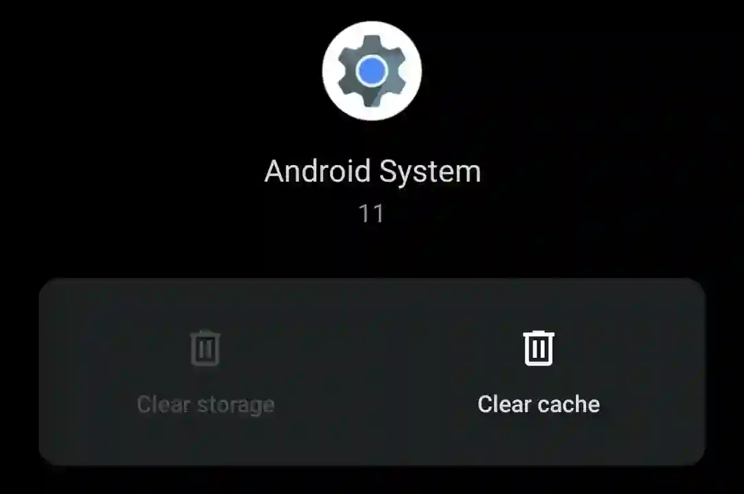 Clear cache Android system
