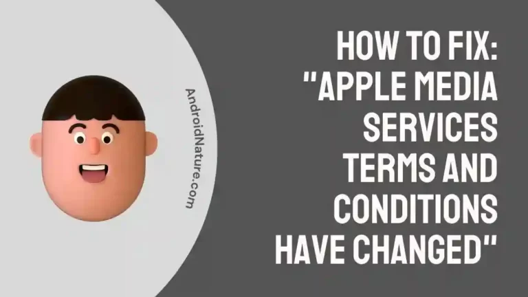 Fix Apple media services Terms and Conditions have Changed