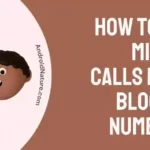 How to see Missed Calls from Blocked Numbers