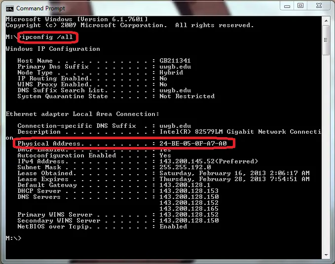 Ping Server From Workstation