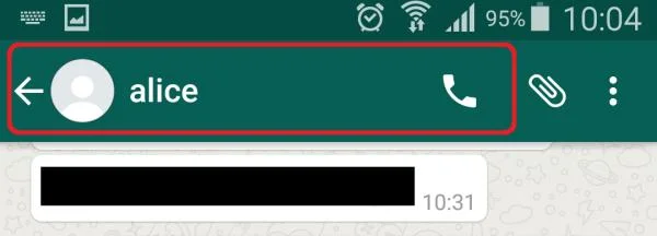 WhatsApp picture goes blank