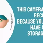 This camera is Not Recording Because You Don't Have a Blink Storage Plan