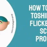 Toshiba TV Flickering Screen Problem