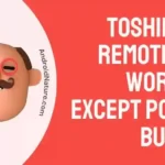 Toshiba TV remote not working except power button