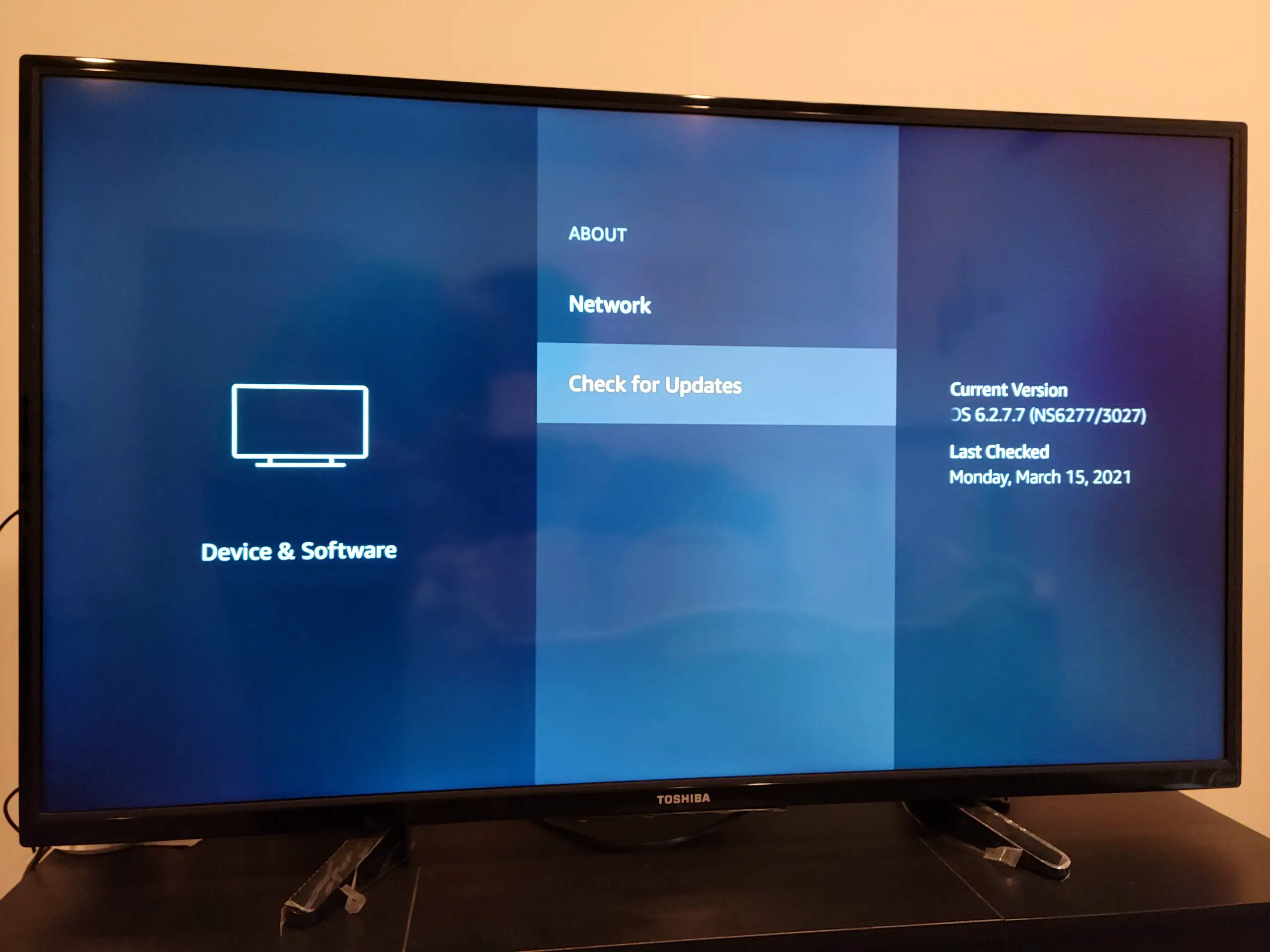 Update the TV Firmware