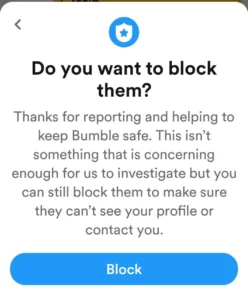 block and report user