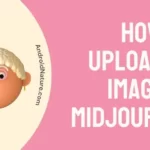 How to upload an image to Midjourney