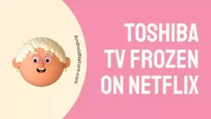 Toshiba TV Frozen on Netflix
