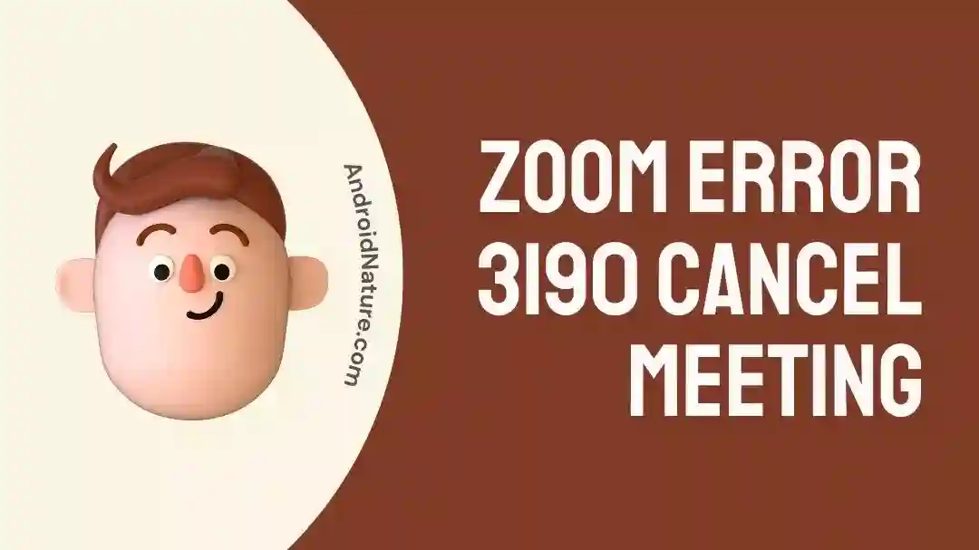 Zoom Error 3190 Cancel Meeting