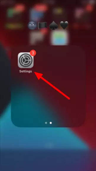 Settings App in iPhone