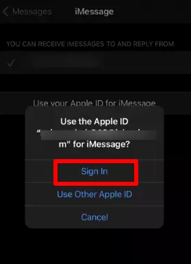 Sign back into your Apple ID