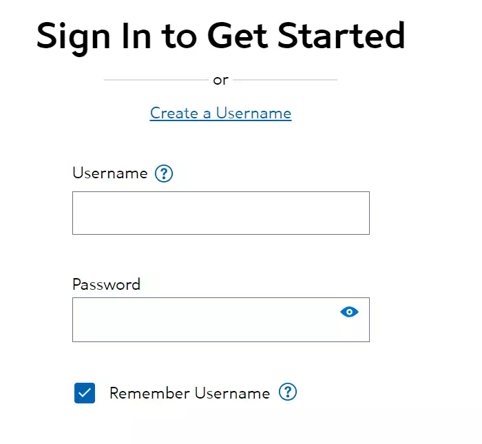 "Sign In" page of Spectrum Account