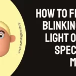 How to fix the blinking red light on the spectrum modem