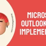 Microsoft Outlook not implemented