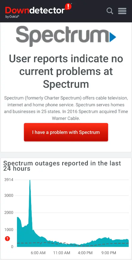 Spectrum not working 
