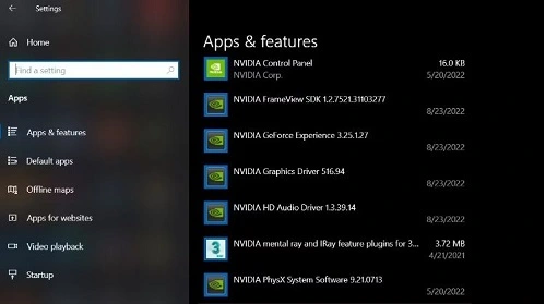 Uninstall-NVIDIA-apps