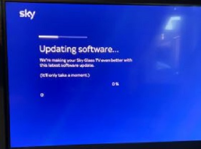 Updating Sky TV software