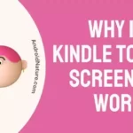 Why is my Kindle Touch Screen Not Working