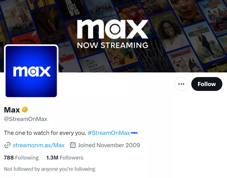 Official Twitter Account of HBO Max