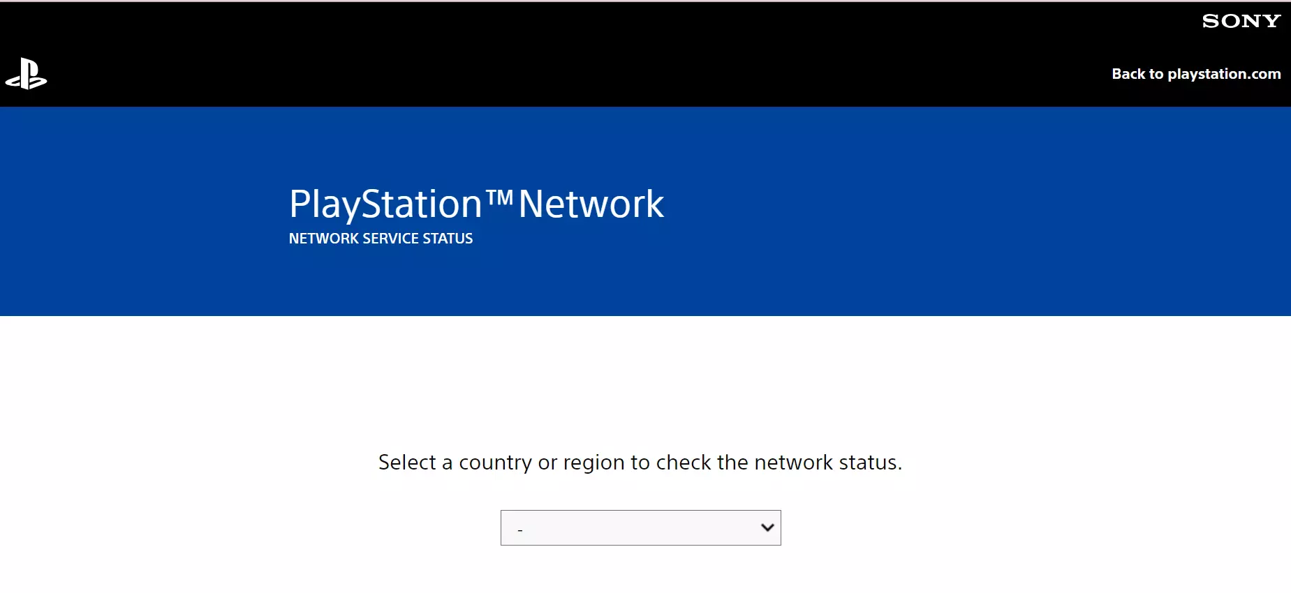 PlayStation Network Status
