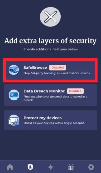 "Safebrowser" feature in Atlas VPN
