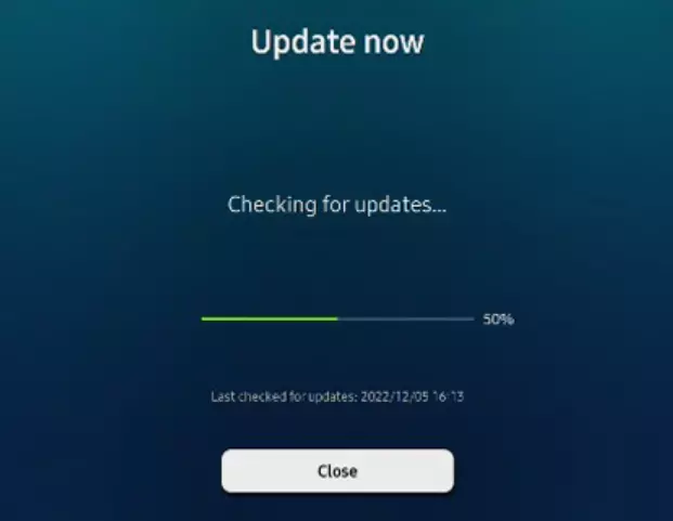 "Updating" the Samsung TV