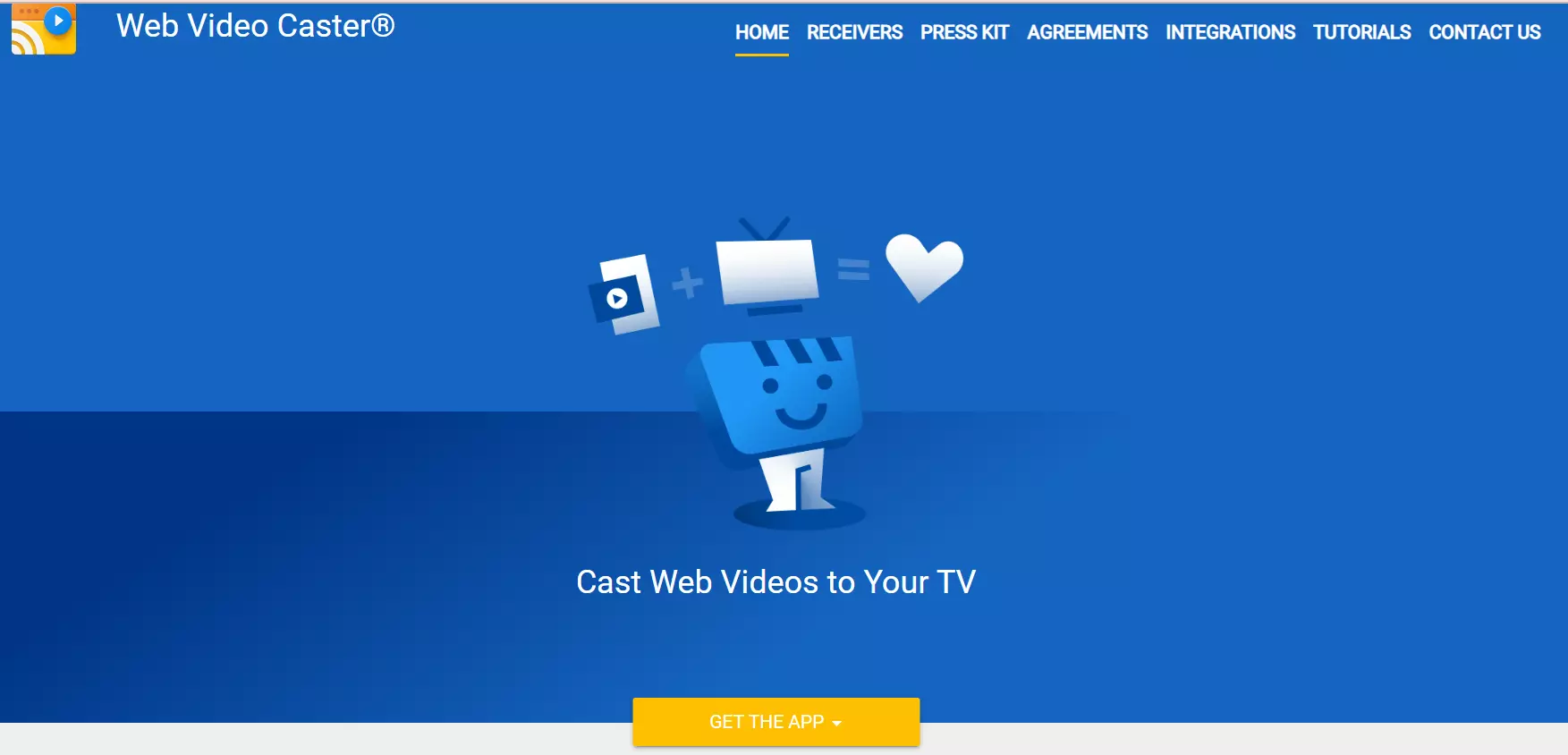 "Video Web Caster" app