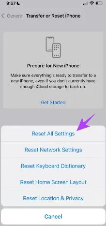 Reset-all-options-in-iOS