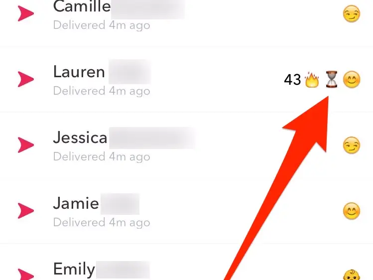 Snapchat hourglass icon