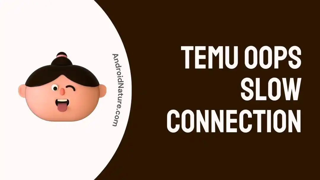 Temu oops slow connection