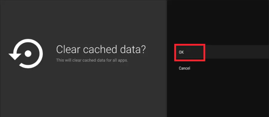 Clear Cached Data