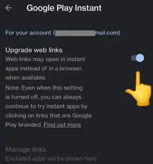 Upgrade Web Links in OnePlus device