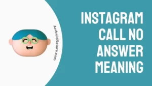 Instagram call no answer meaning