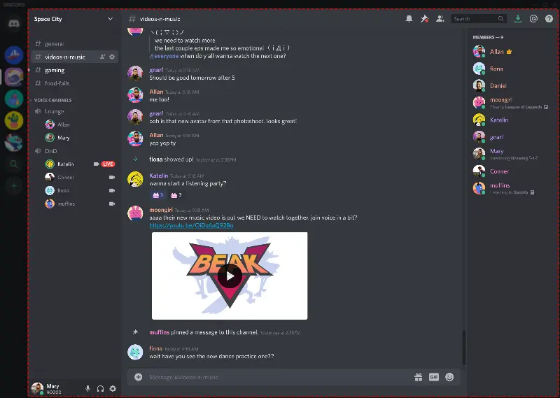 Get image link from Discord