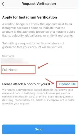 request-Instagram-verification