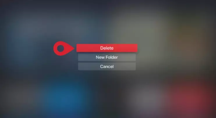 Uninstall an App on Apple TV