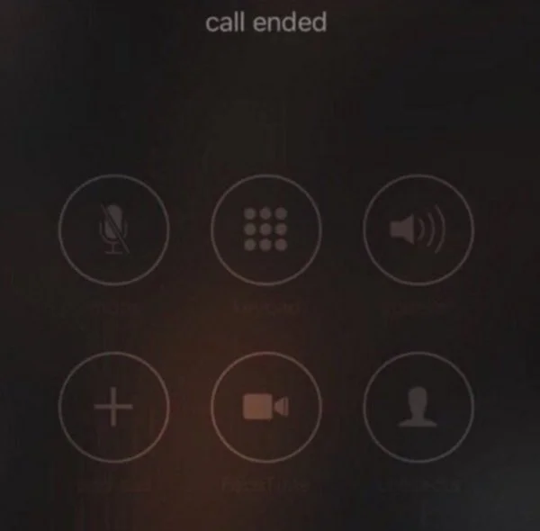 Call ended without ringing