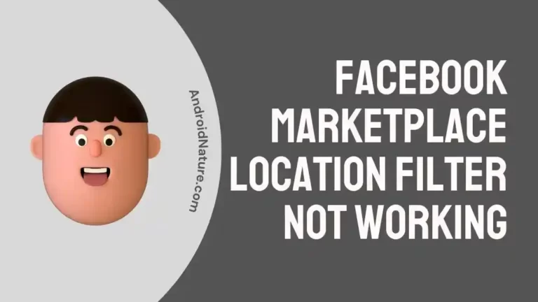 Facebook Marketplace location filter not working