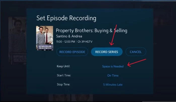 Automatically clear storage on your Spectrum DVR