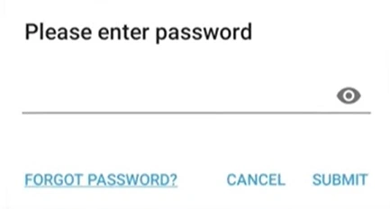 Recover email password in blink app