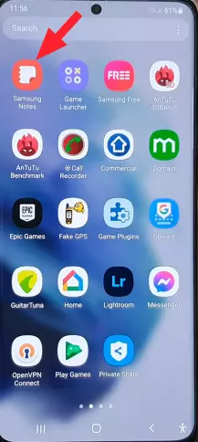 Samsung Notes App